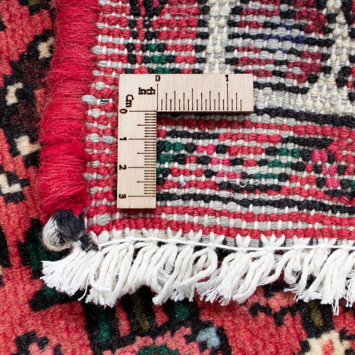 Runner Persisk matta - Nomadic - 190 x 68 cm - mörkröd