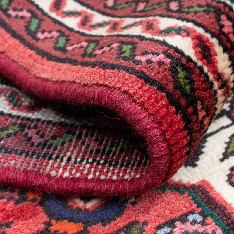 Runner Persisk matta - Nomadic - 200 x 72 cm - mörkröd