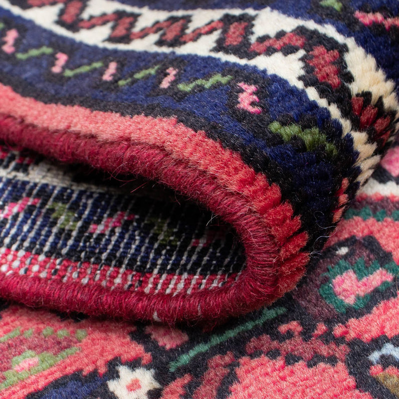 Runner Persisk matta - Nomadic - 195 x 68 cm - mörkröd