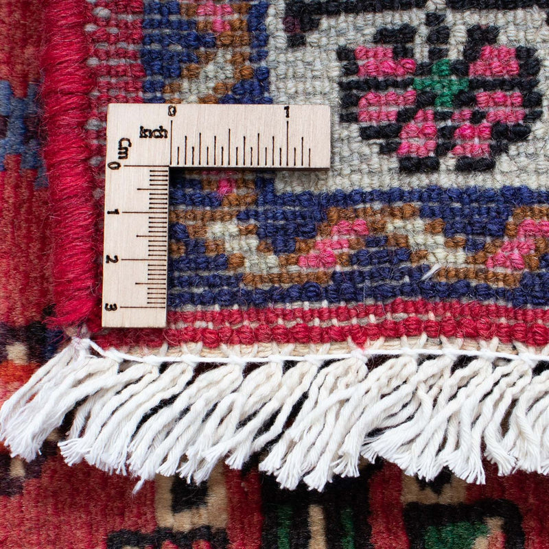 Runner Persisk matta - Nomadic - 200 x 76 cm - mörkröd