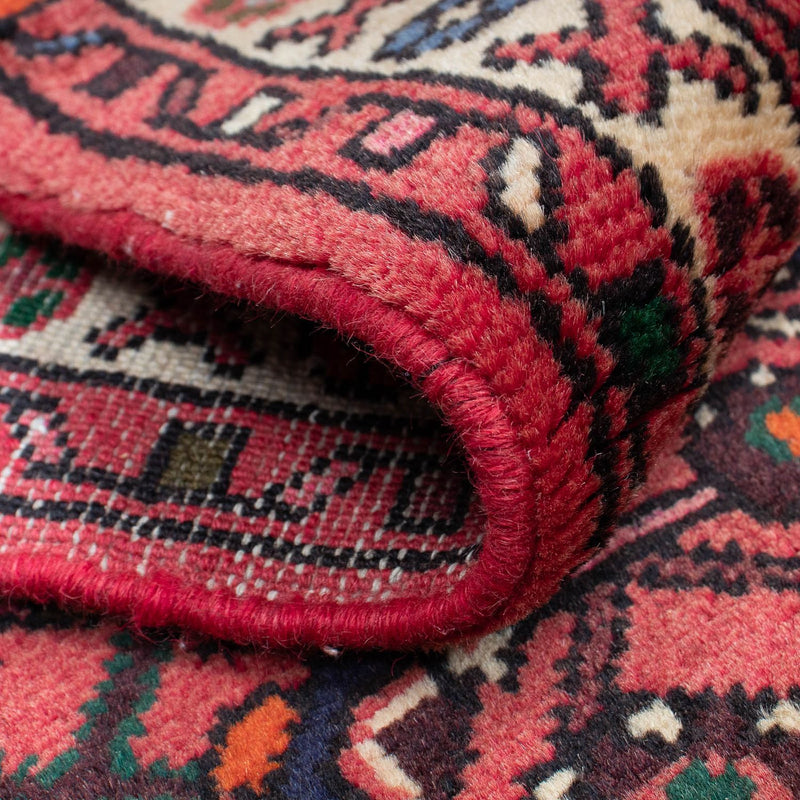 Runner Persisk matta - Nomadic - 196 x 70 cm - mörkröd