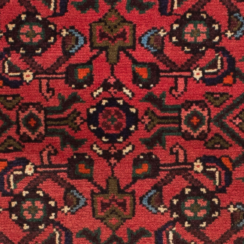 Runner Persisk matta - Nomadic - 195 x 74 cm - mörkröd