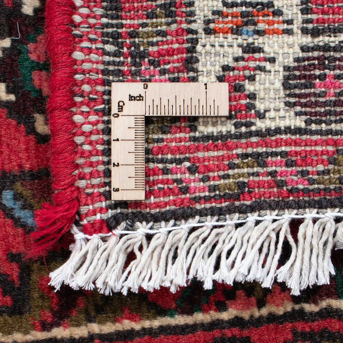 Runner Persisk matta - Nomadic - 195 x 74 cm - mörkröd