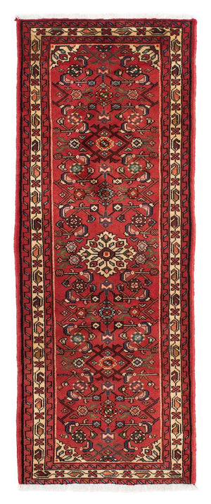 Runner Persisk matta - Nomadic - 205 x 75 cm - mörkröd