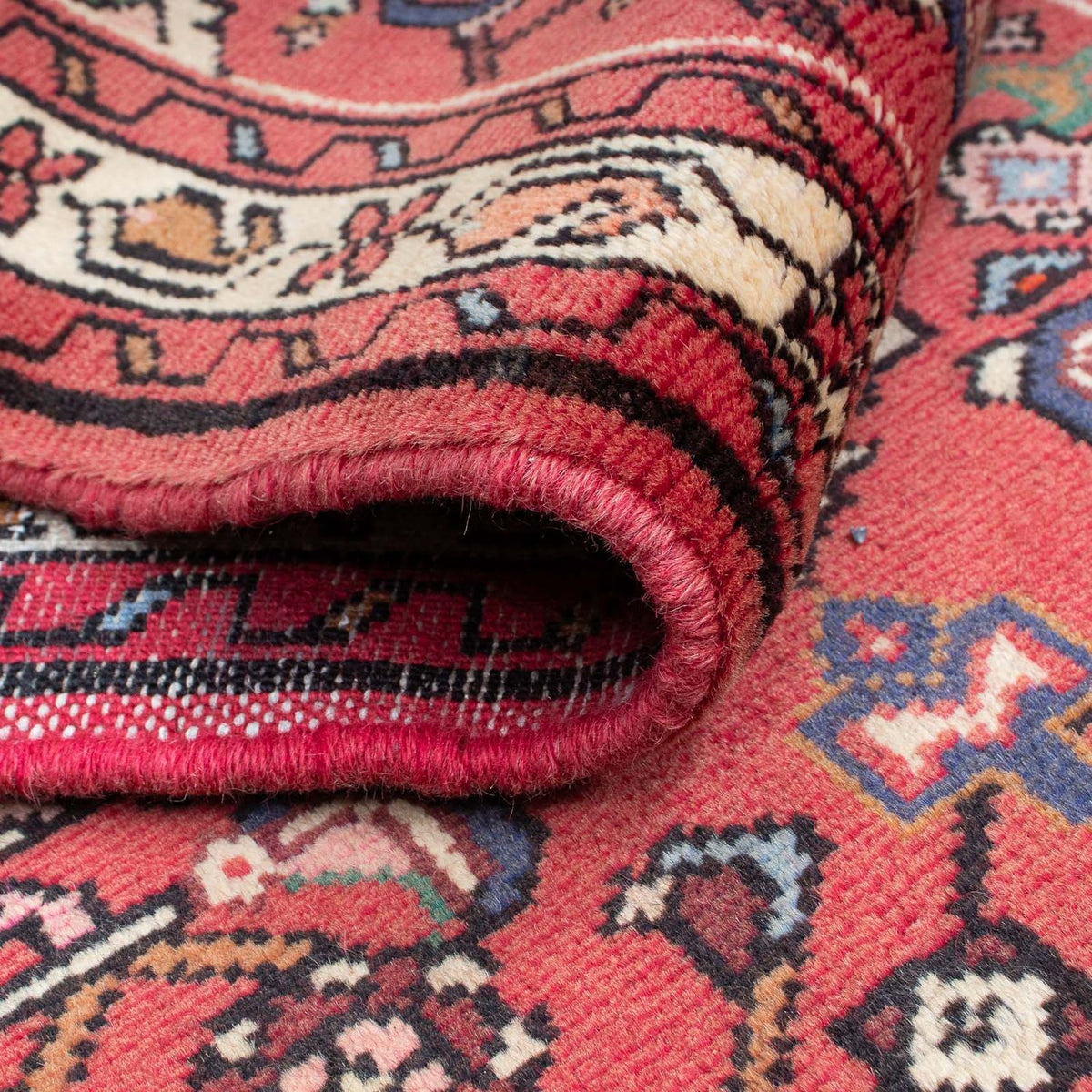 Runner Persisk matta - Nomadic - 205 x 75 cm - mörkröd