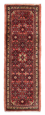 Runner Persisk matta - Nomadic - 205 x 70 cm - mörkröd