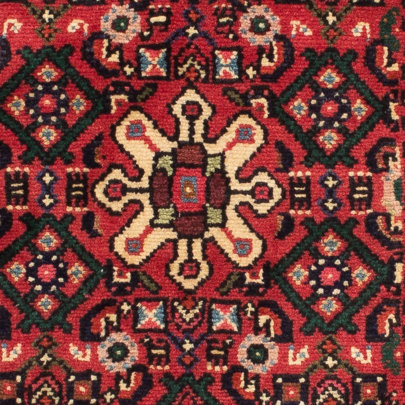Runner Persisk matta - Nomadic - 205 x 70 cm - mörkröd