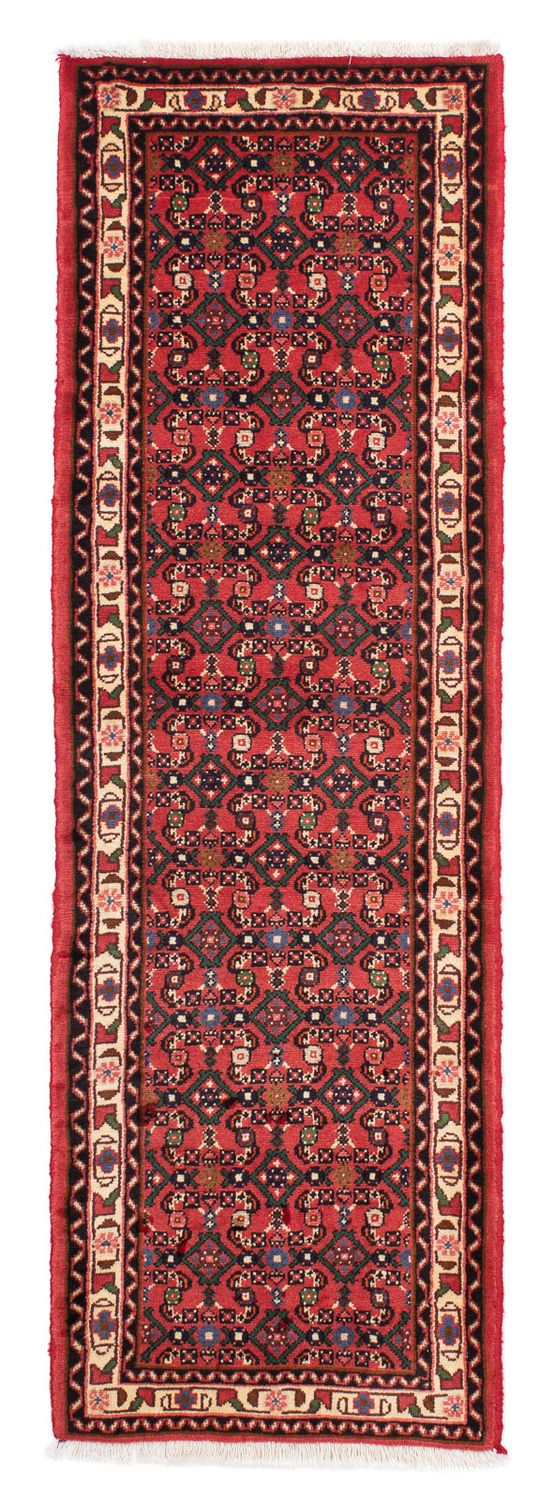 Runner Persisk matta - Nomadic - 205 x 65 cm - mörkröd