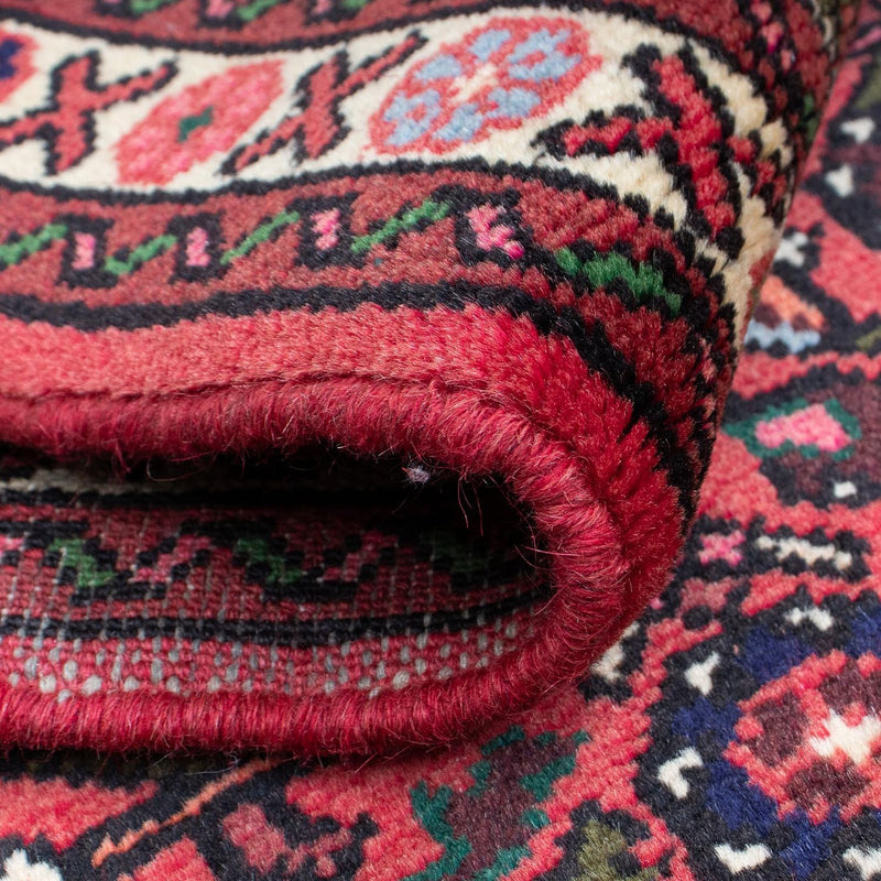 Runner Persisk matta - Nomadic - 195 x 75 cm - mörkröd