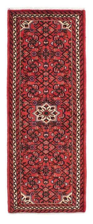 Runner Persisk matta - Nomadic - 198 x 75 cm - mörkröd