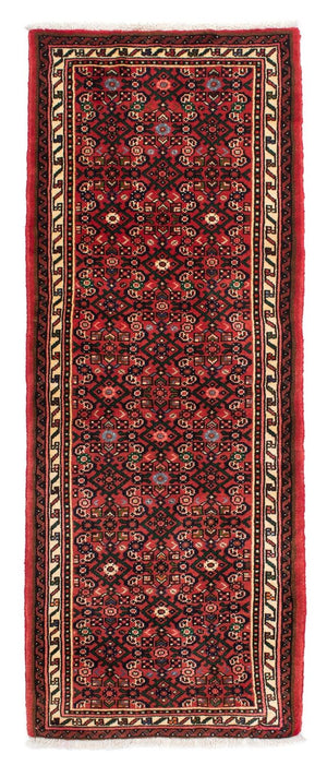 Runner Persisk matta - Nomadic - 205 x 75 cm - mörkröd