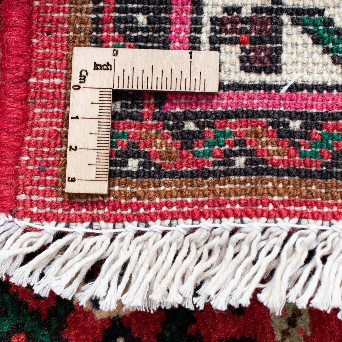 Runner Persisk matta - Nomadic - 205 x 75 cm - mörkröd