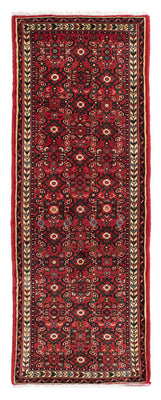 Runner Persisk matta - Nomadic - 210 x 76 cm - mörkröd