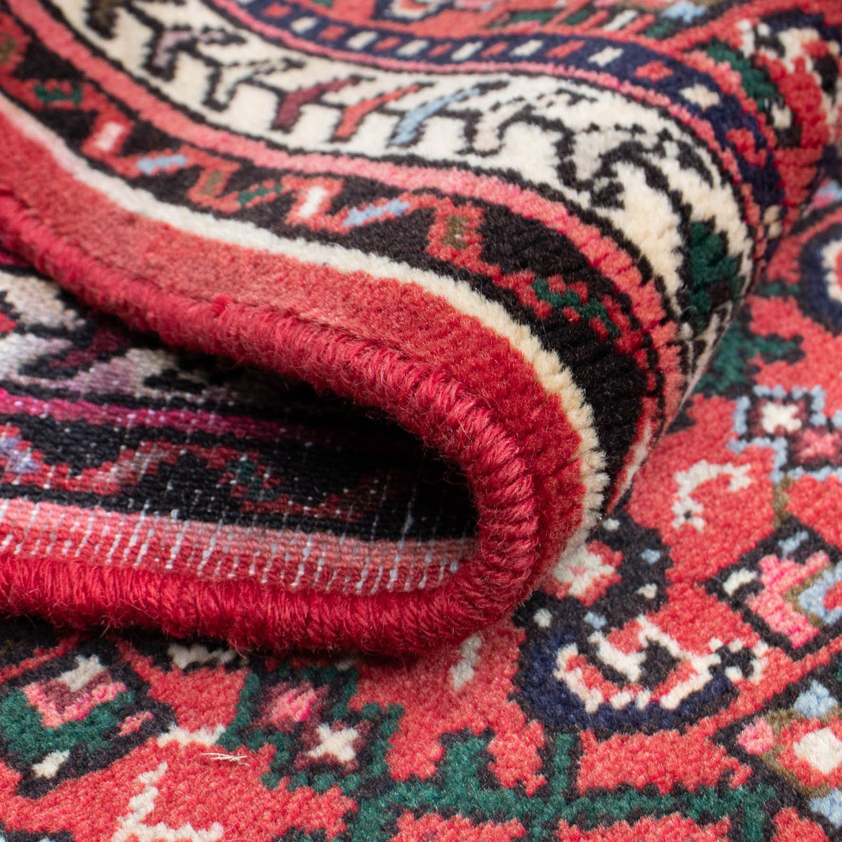 Runner Persisk matta - Nomadic - 210 x 76 cm - mörkröd