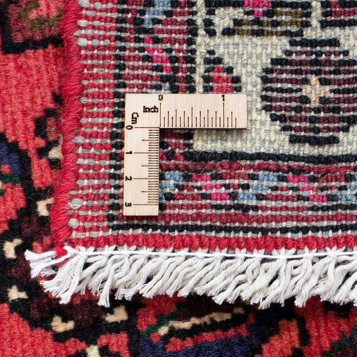 Runner Persisk matta - Nomadic - 195 x 70 cm - mörkröd