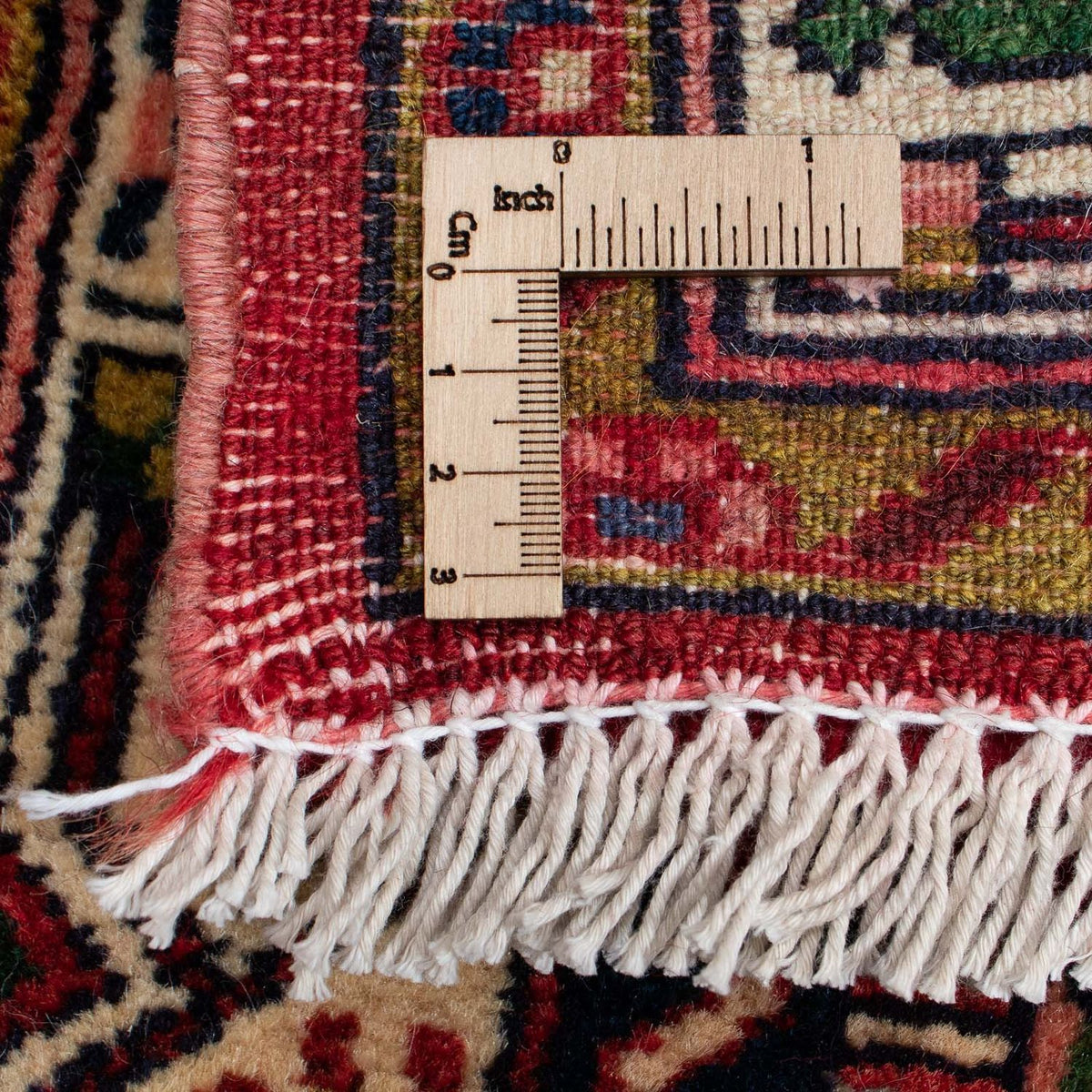 Runner Persisk matta - Nomadic - 200 x 78 cm - mörkröd