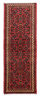 Runner Persisk matta - Nomadic - 195 x 68 cm - mörkröd