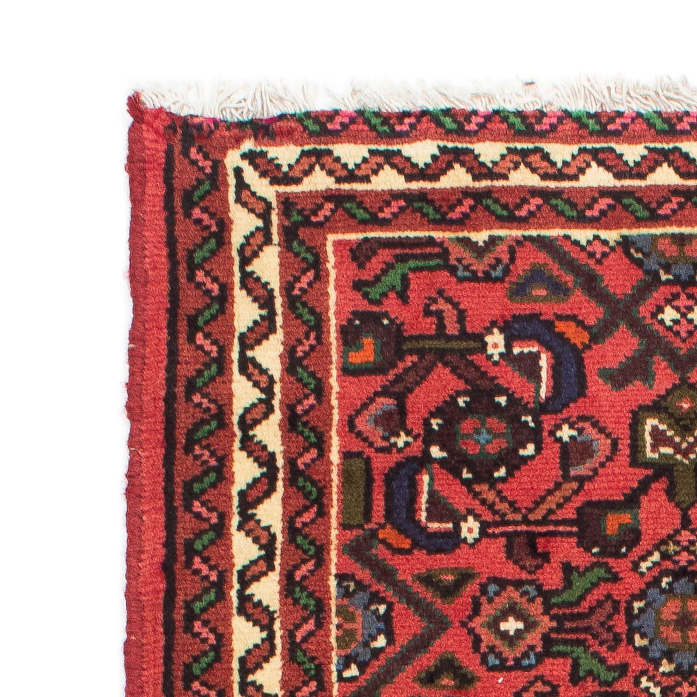 Runner Persisk matta - Nomadic - 195 x 68 cm - mörkröd