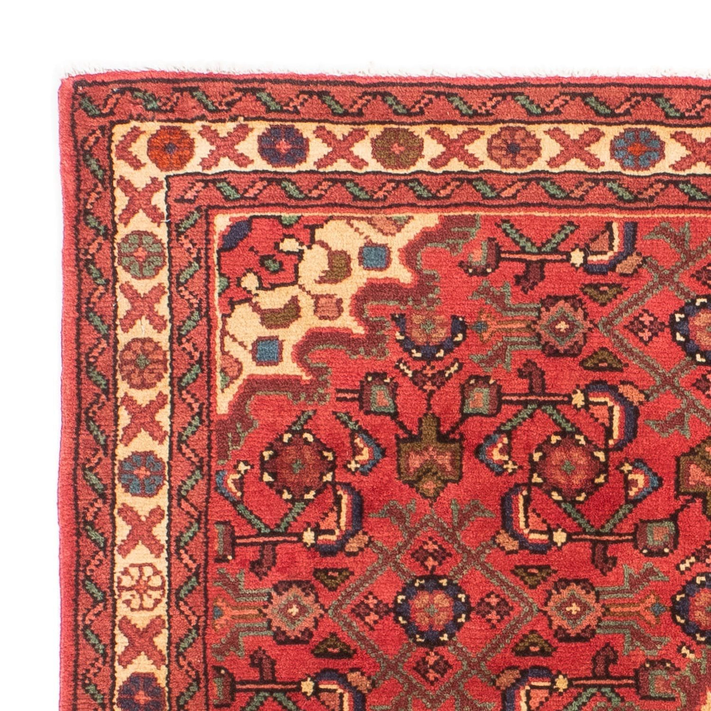 Persisk matta - Nomadic - 135 x 110 cm - ljusröd