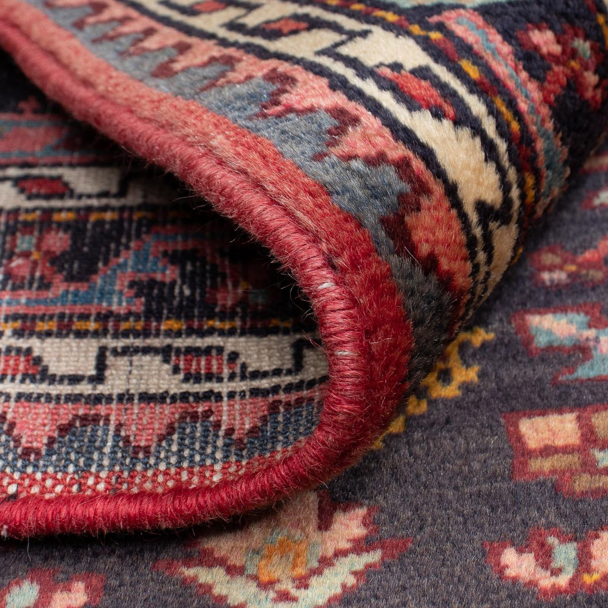 Persisk matta - Nomadic - 157 x 104 cm - mörkblå