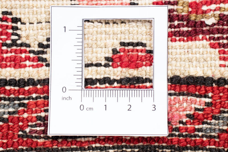 Persisk matta - Nomadic - 150 x 108 cm - mörkröd