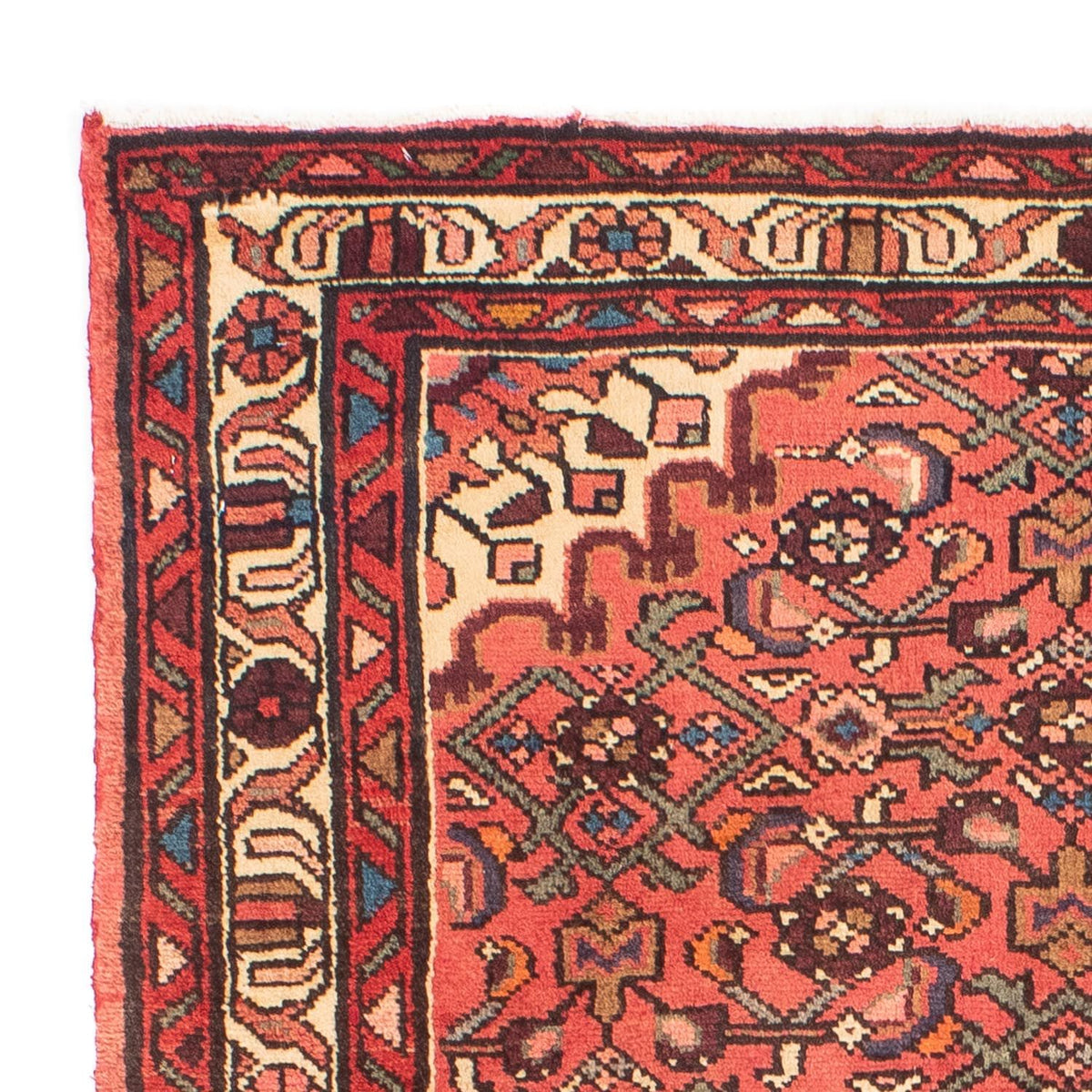 Persisk matta - Nomadic - 150 x 110 cm - ljusröd