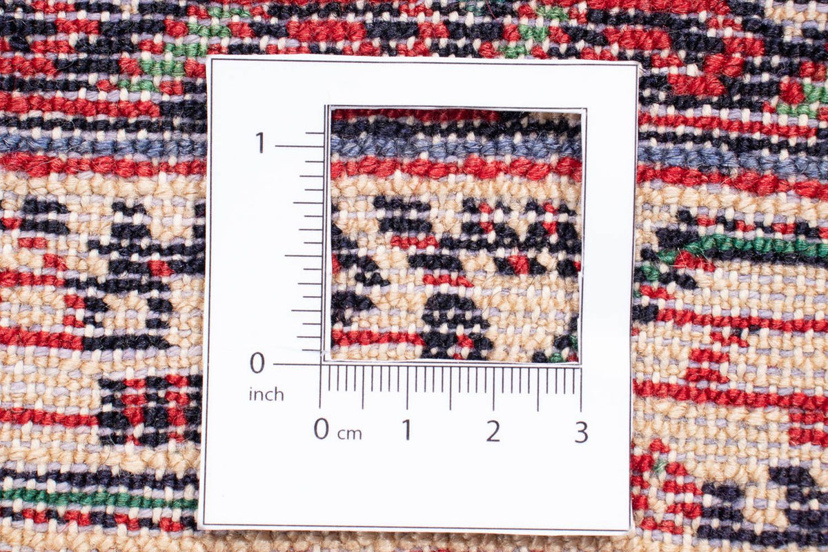 Persisk matta - Nomadic - 142 x 104 cm - mörkröd