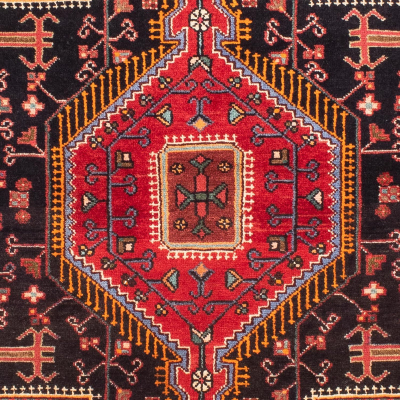 Persisk matta - Nomadic - 162 x 110 cm - mörkblå