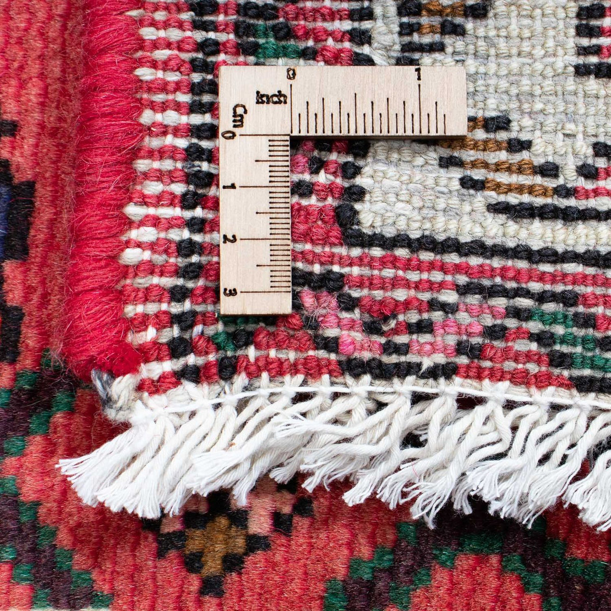 Runner Persisk matta - Nomadic - 200 x 73 cm - mörkröd