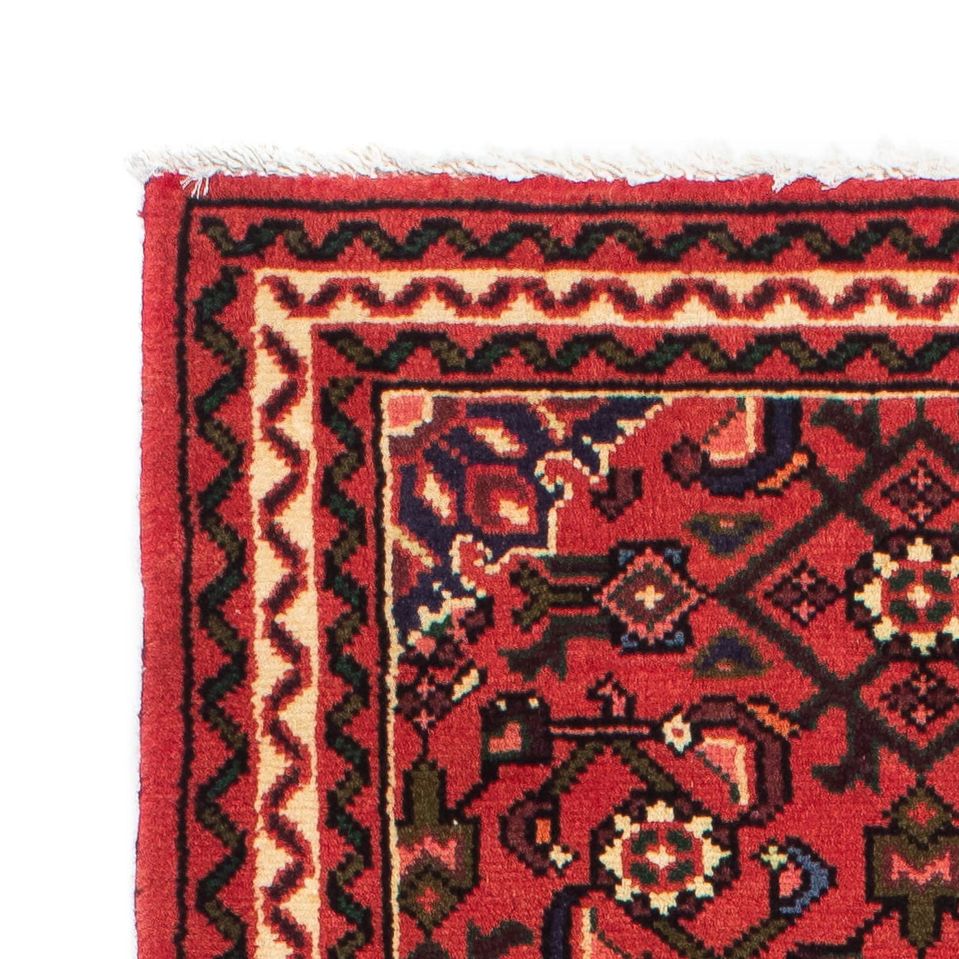 Runner Persisk matta - Nomadic - 193 x 70 cm - mörkröd
