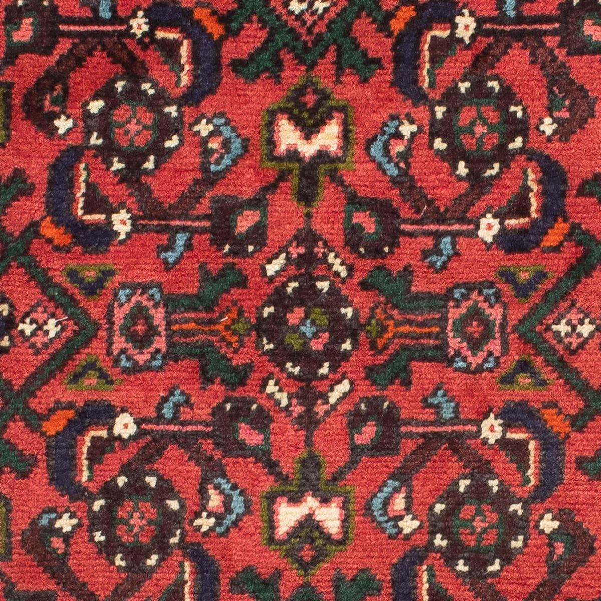 Runner Persisk matta - Nomadic - 195 x 70 cm - mörkröd