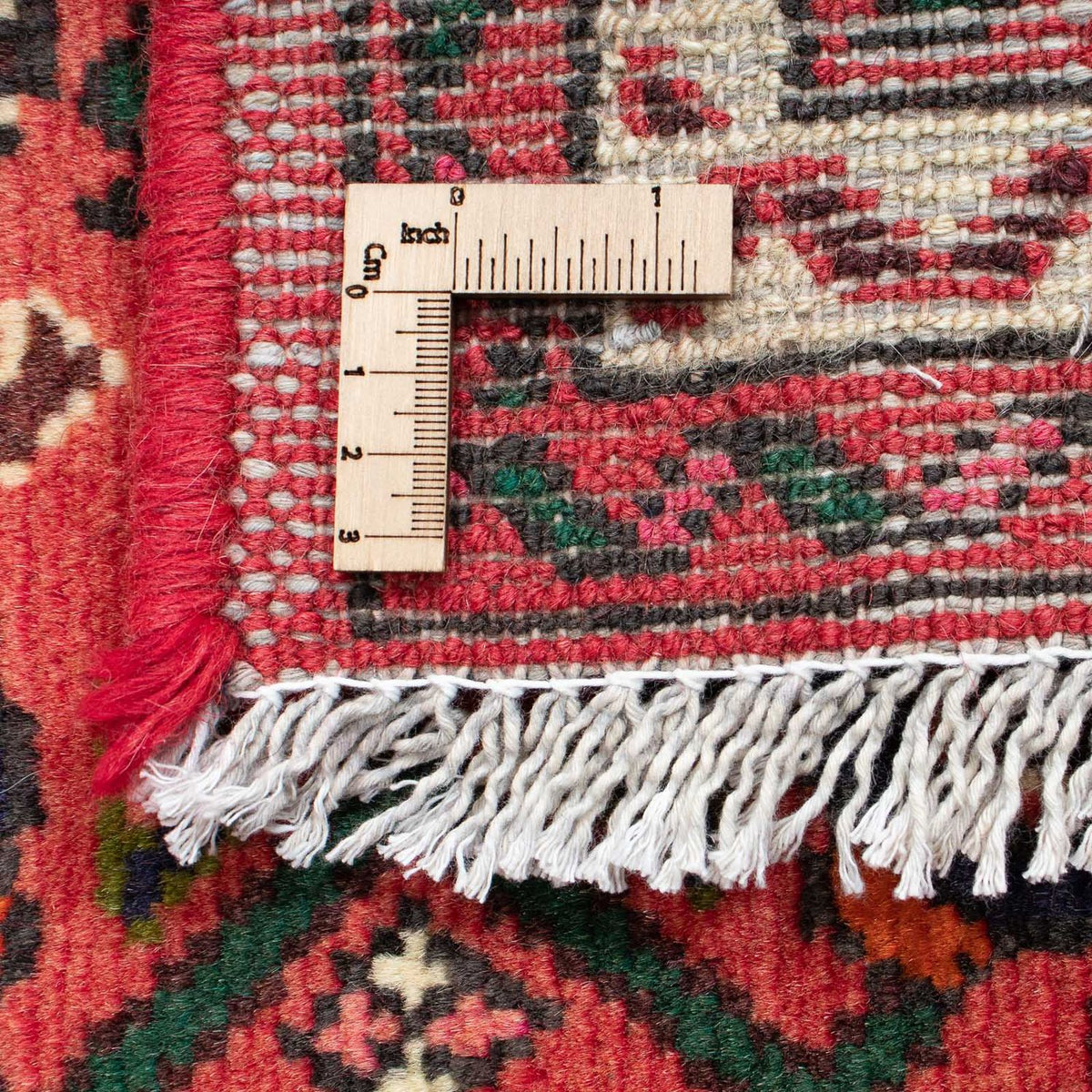 Runner Persisk matta - Nomadic - 195 x 70 cm - mörkröd