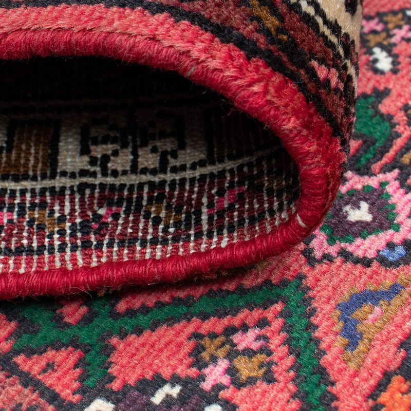 Runner Persisk matta - Nomadic - 195 x 68 cm - mörkröd