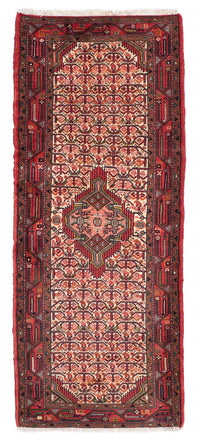 Runner Persisk matta - Nomadic - 195 x 76 cm - mörkröd
