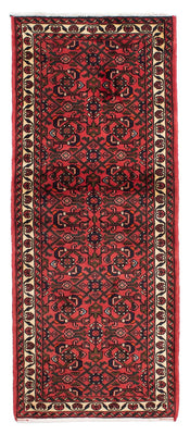 Runner Persisk matta - Nomadic - 200 x 73 cm - mörkröd