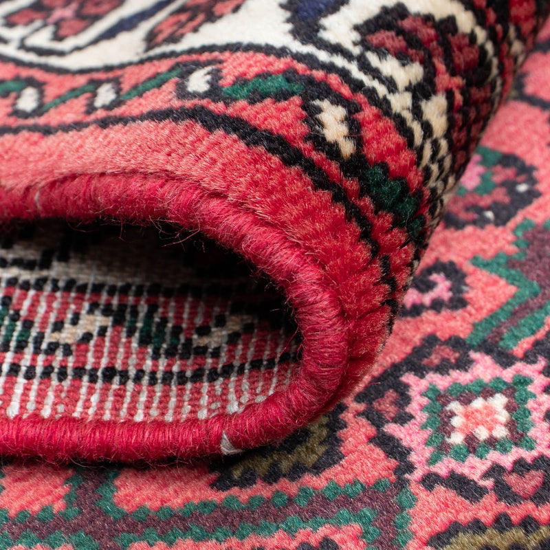 Runner Persisk matta - Nomadic - 200 x 73 cm - mörkröd