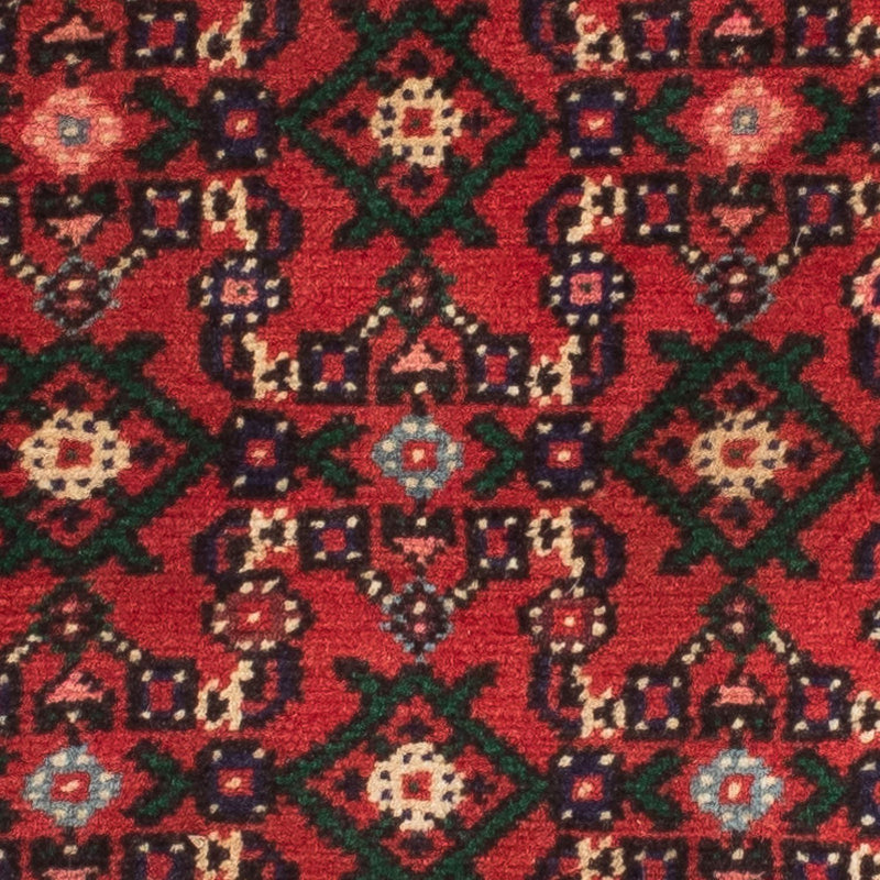 Runner Persisk matta - Nomadic - 196 x 70 cm - mörkröd