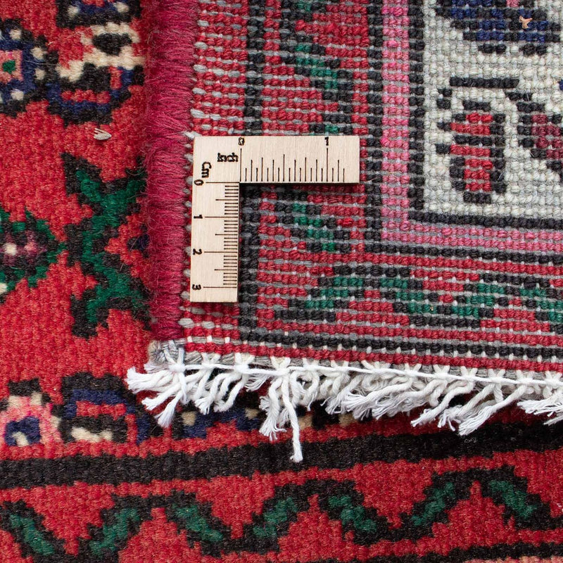 Runner Persisk matta - Nomadic - 196 x 70 cm - mörkröd