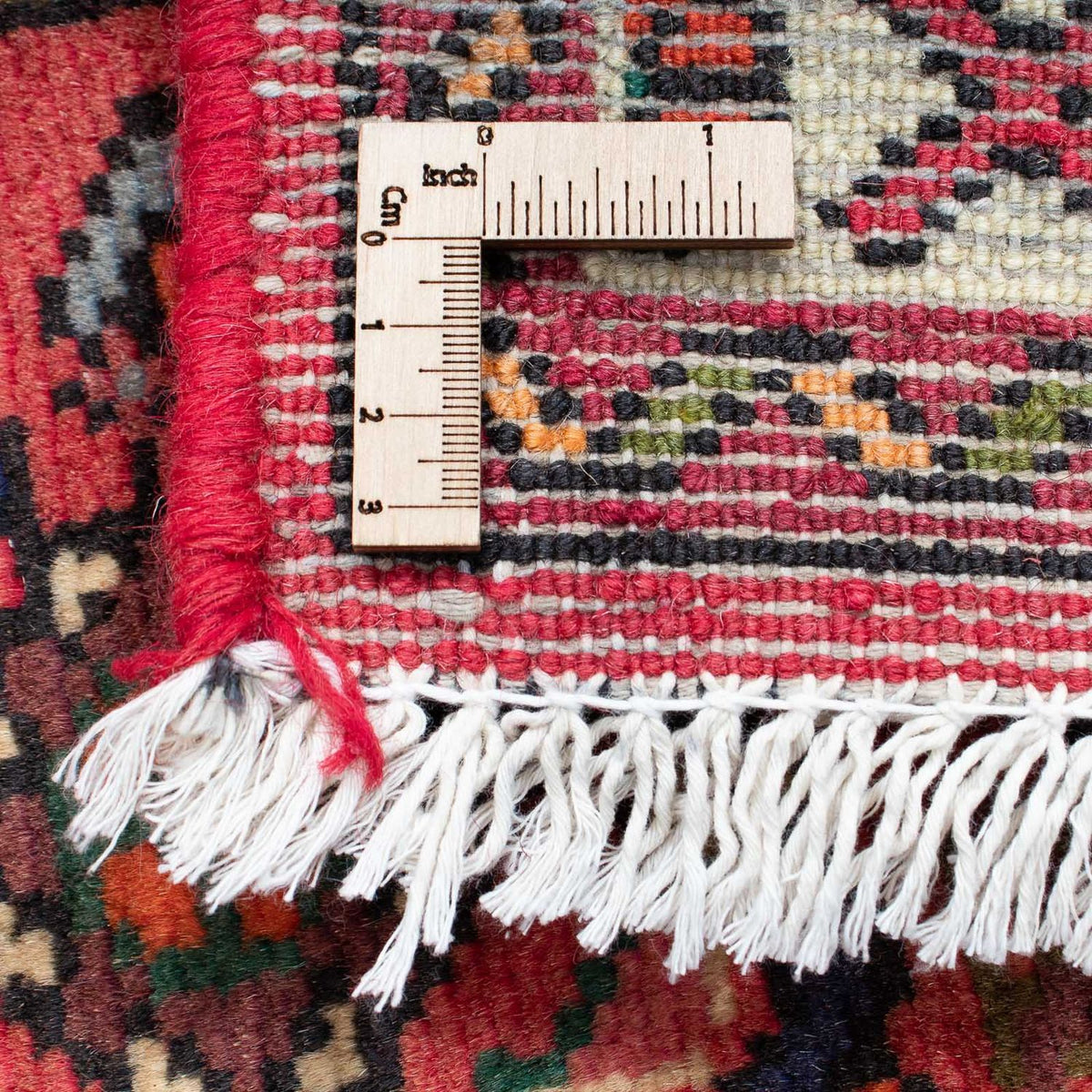 Runner Persisk matta - Nomadic - 210 x 73 cm - mörkröd