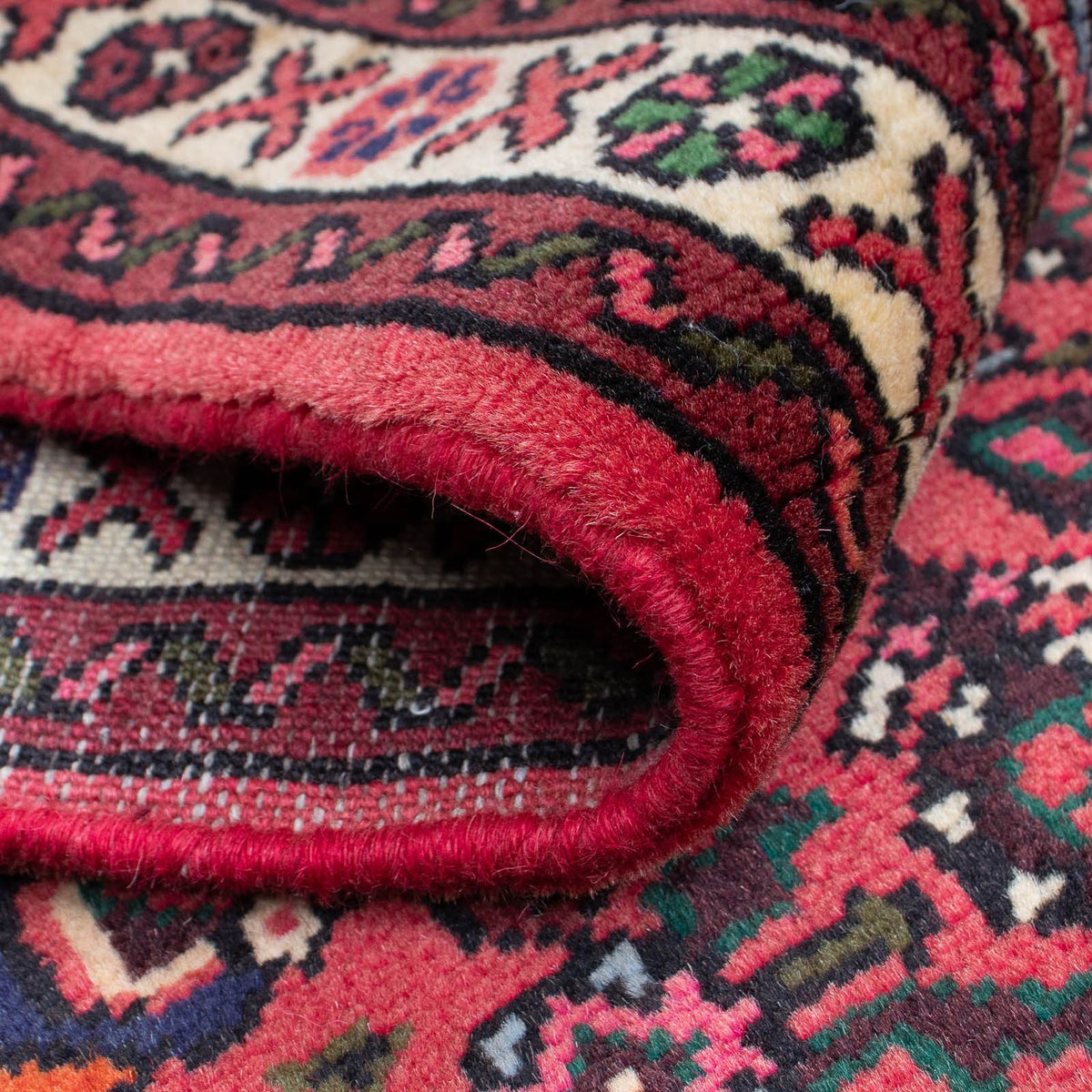 Runner Persisk matta - Nomadic - 200 x 70 cm - mörkröd