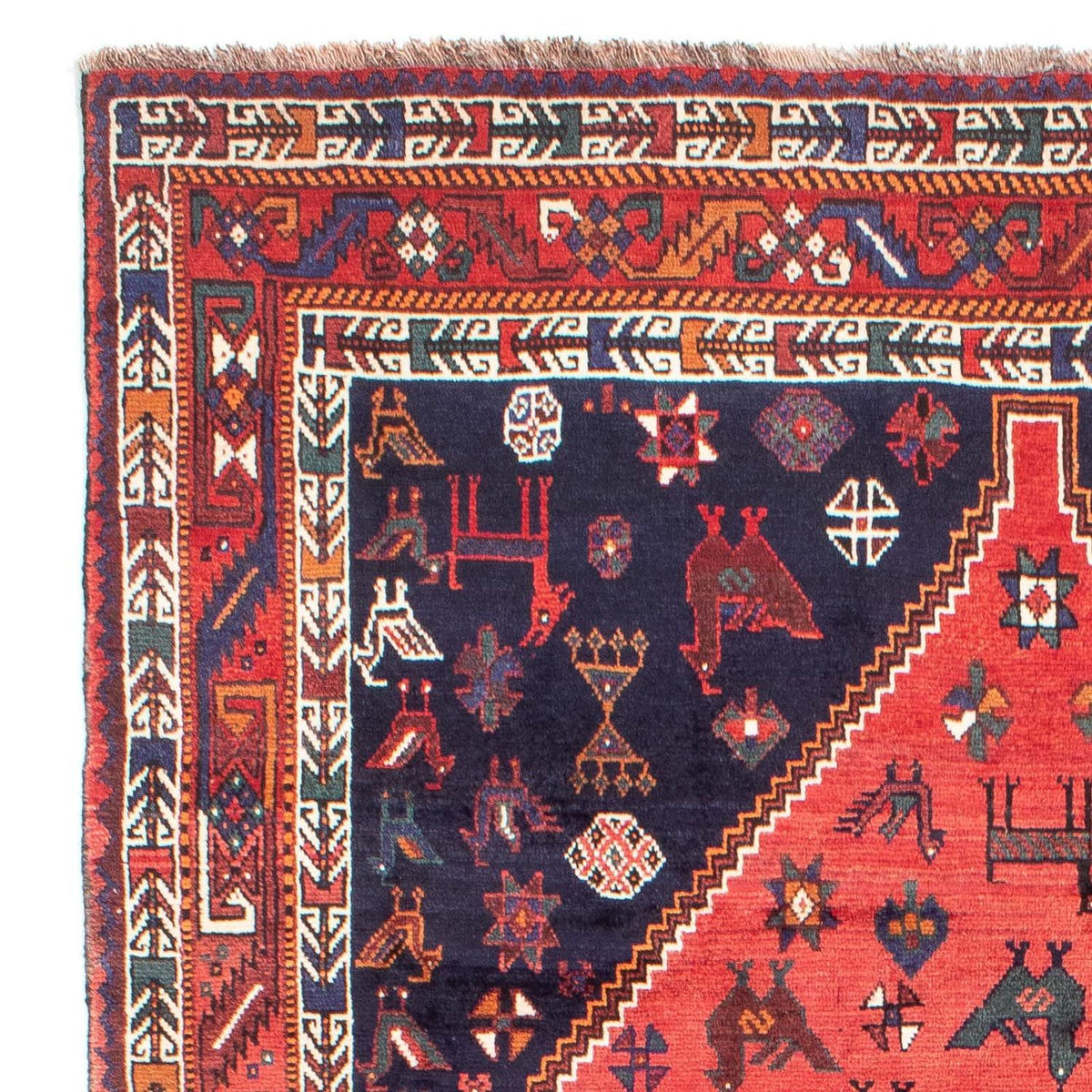 Persisk matta - Nomadic - 300 x 200 cm - röd