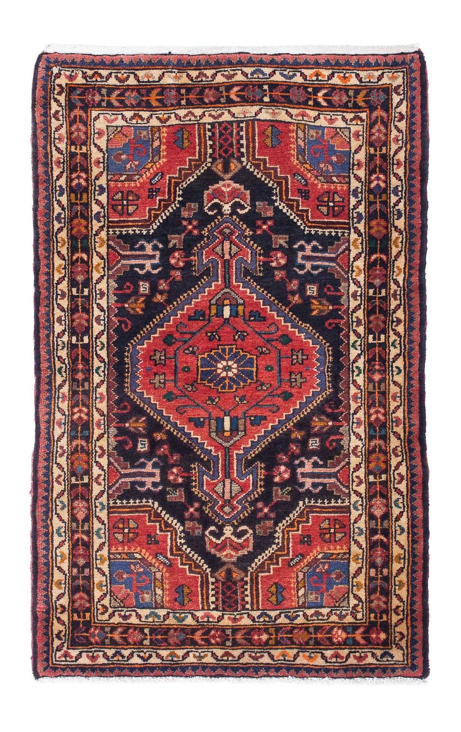 Persisk matta - Nomadic - 130 x 85 cm - mörkblå