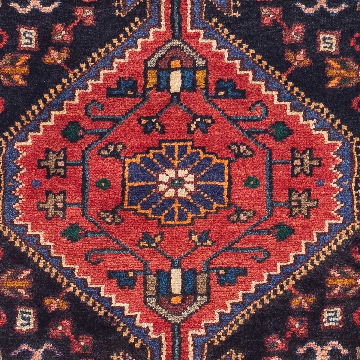 Persisk matta - Nomadic - 130 x 85 cm - mörkblå