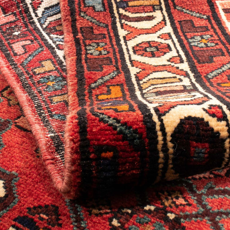 Persisk matta - Nomadic - 162 x 110 cm - mörkröd