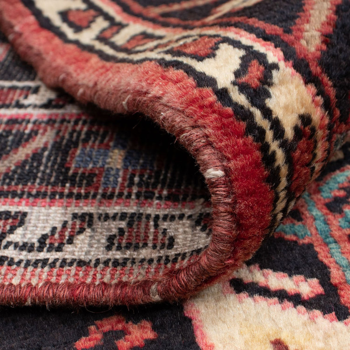 Persisk matta - Nomadic - 135 x 90 cm - mörkblå