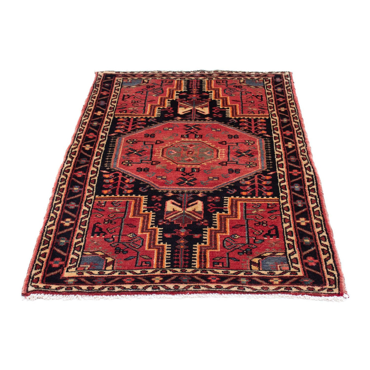 Persisk matta - Nomadic - 135 x 90 cm - mörkblå