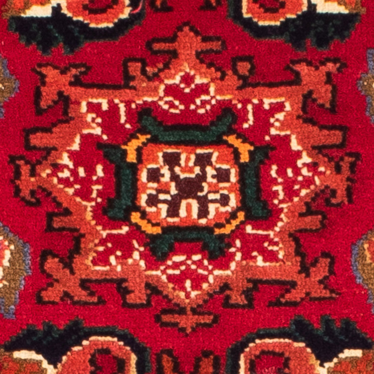 Persisk matta - Nomadic - 160 x 112 cm - mörkröd