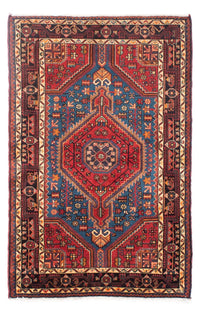 Persisk matta - Nomadic - 163 x 107 cm - mörkröd – product image