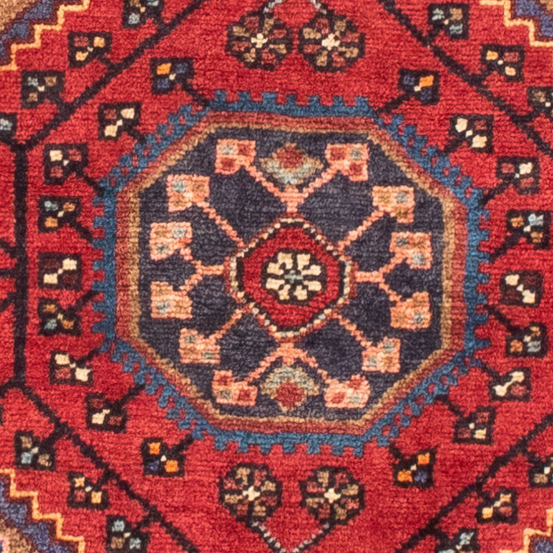 Persisk matta - Nomadic - 163 x 107 cm - mörkröd