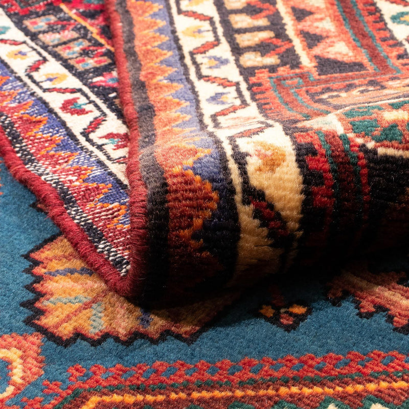 Persisk matta - Nomadic - 163 x 107 cm - mörkröd